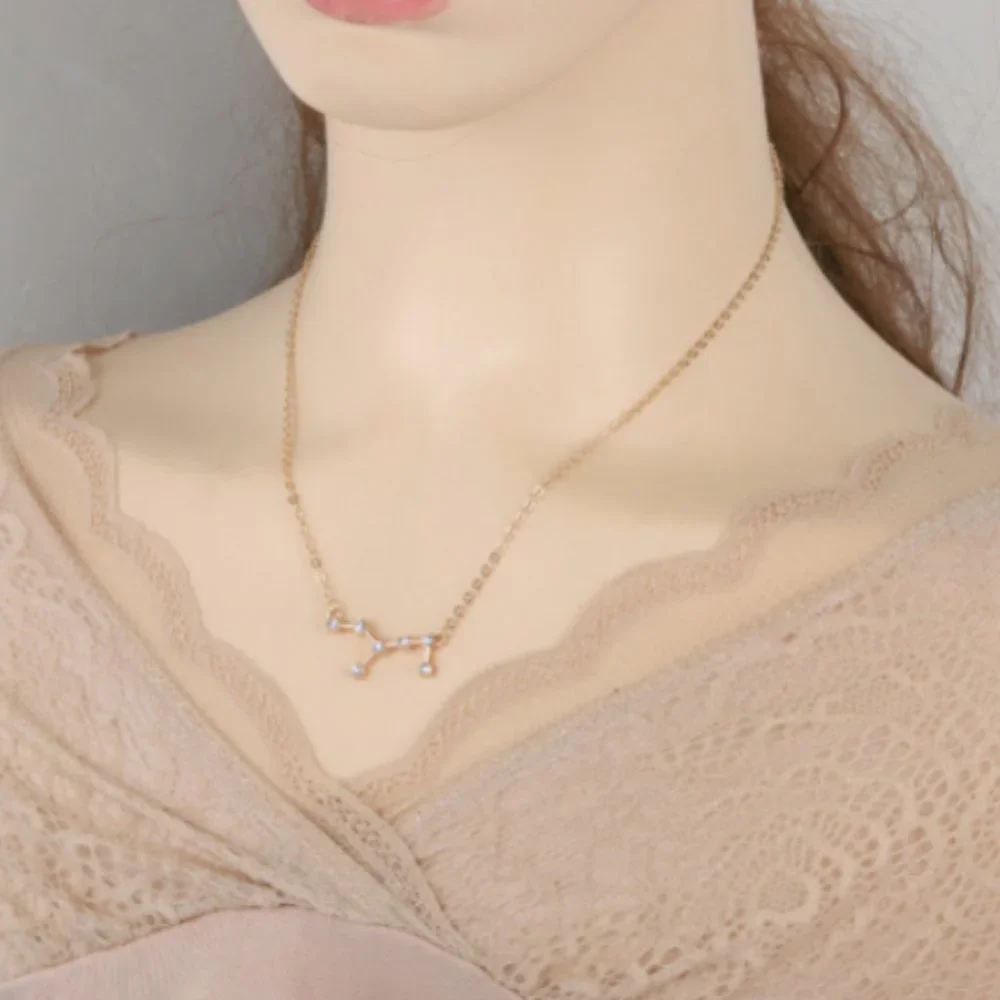 Gold Aries Constellation Necklace - Picture 5 of 5